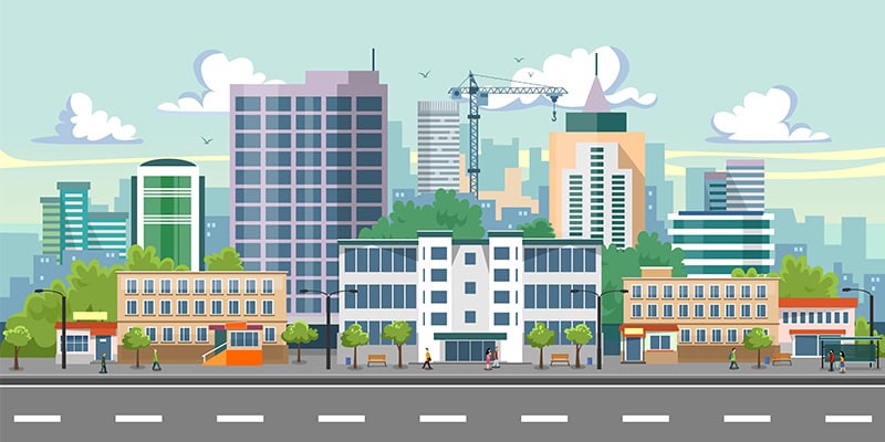 Urban skyline