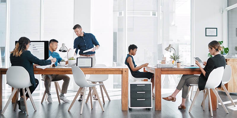 Modern office people