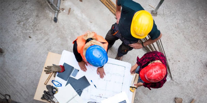 Construction team