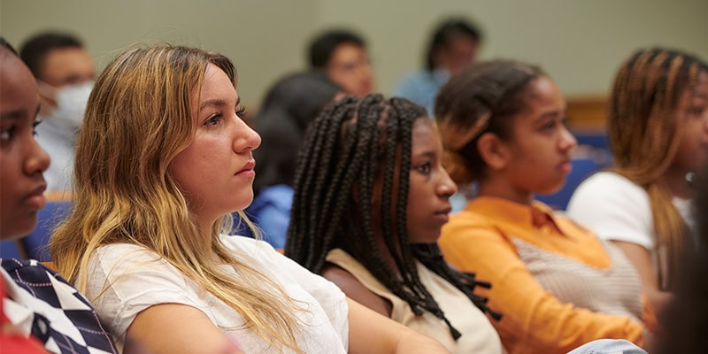 Listening during NAIOP-Drexel Summer Program
