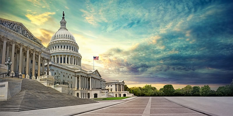 Capitol building - blue sky