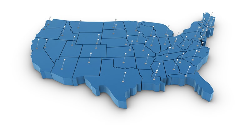 U.S. map