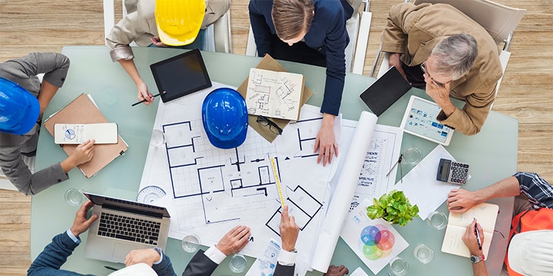 Construction planning team