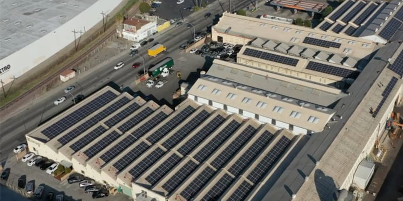 Solar building photo courtesy CalSolar, Inc.