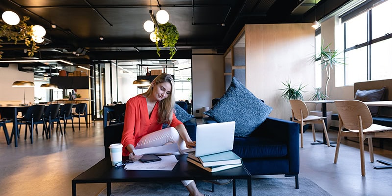 Modern office amenities