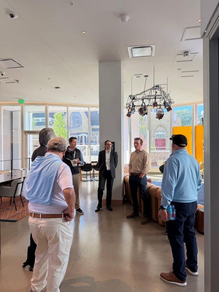 Tour learning about the Art Studios building.